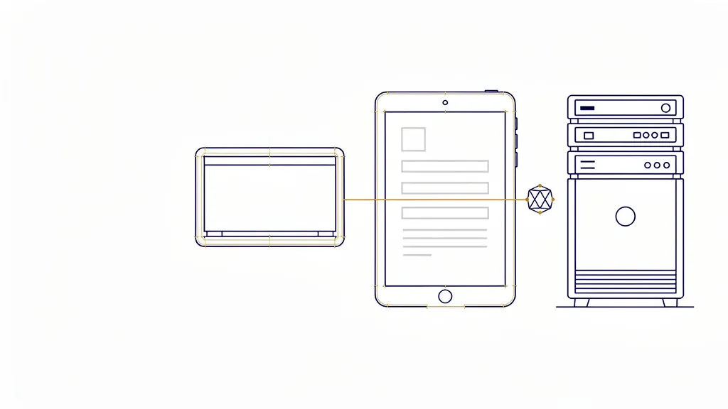 Identity card and tablet linked through a verification node to a digital records server